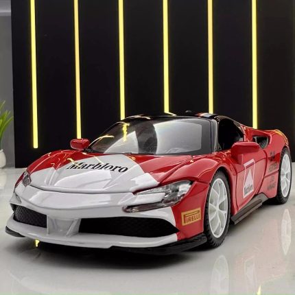 1:32 Marlbro SF90 Die Cast Model Car , With Transparent Box .
