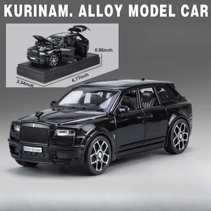 1:32 Rolls-Royce Cullinan ,Die Cast Model Car , Pull Back Fiction , Light & Engine Sound. With Box.