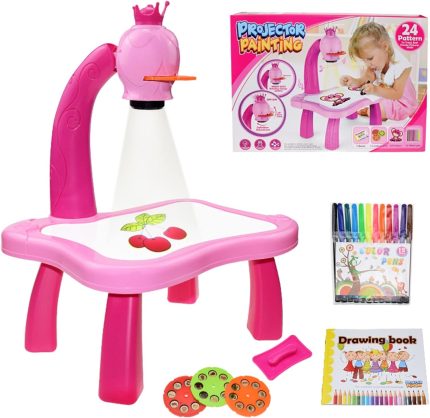 Projector Drawing Toys For Kids , With 24 Pattern & 12 Water Pen.