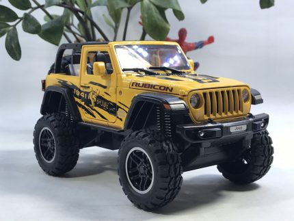 1:24 Rubicon 1941 Die Cast Model Car ,All Part Openable , Light Music & Engine Sound , Pull Back Fiction.