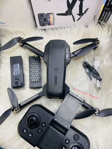 F88 Max Brusless Motor Triple Camera Drone , With Double Battery & Wifi Setup Mobail Apps Controling .