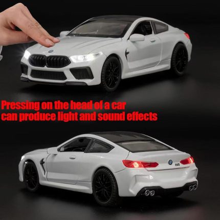 1:32 BMW M8 Die Cast Model Car , All Part Openable .