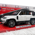 1:24 Land Rover Defender Die Cast Model Car , With Transparent Box..