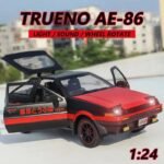 1:24 Toyota Ae86 Die Cast Model Car , With Box .