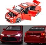1:32 Toyota Corolla Die Cast Model Car , Pull Back Fiction , Light & Engine Sound. With Box. - Image 2