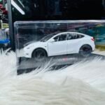 1:32 Tesla Model Y , Die Cast Model Car With Transparent Box.